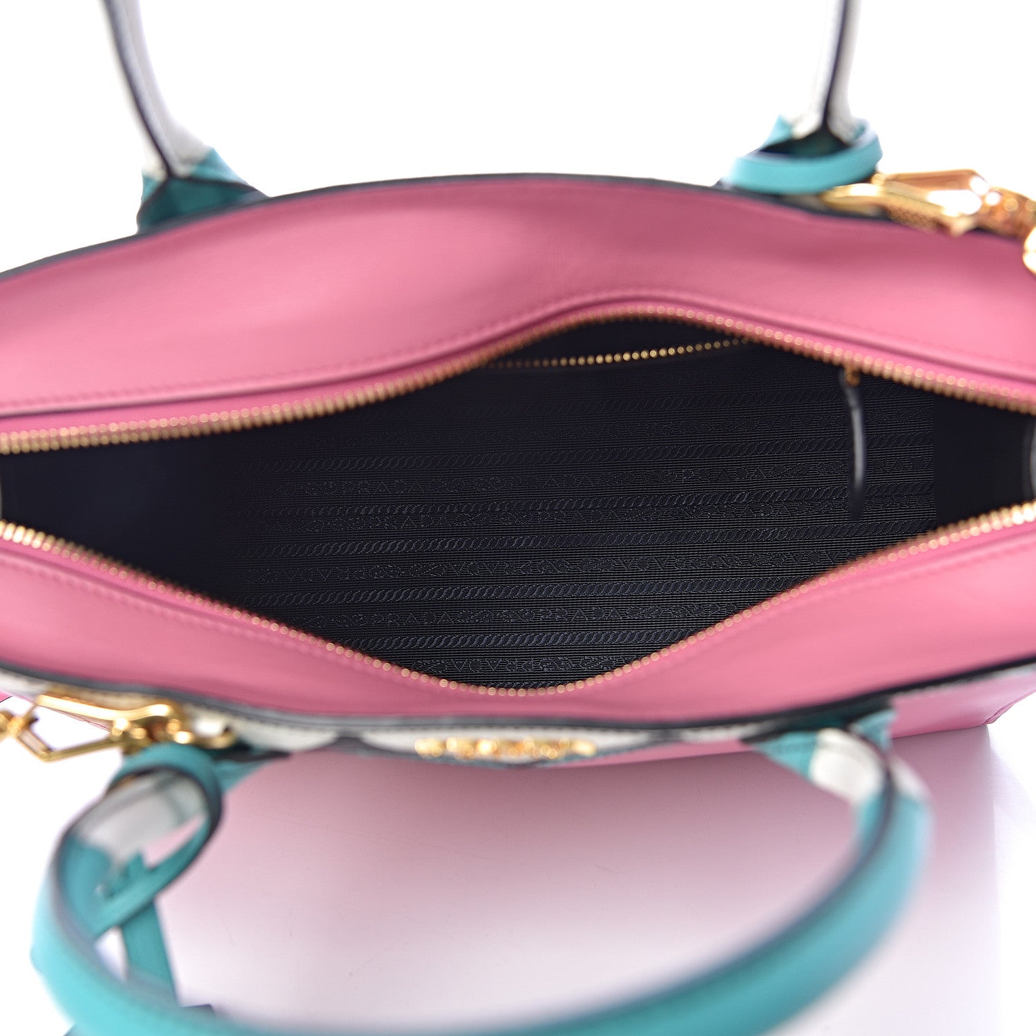 Prada City Calf Saffiano Medium Esplanade Tote Begonia Giad 5 of 9