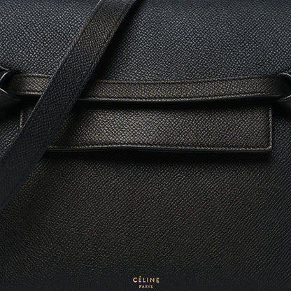 Celine Grained Calfskin Micro Belt Bag Black 8 of 12