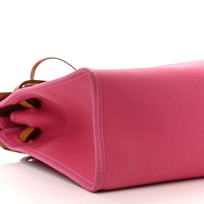 Hermes Vache Hunter Toile Herbag Zip 31 PM Rose Lipstick 10 of 13