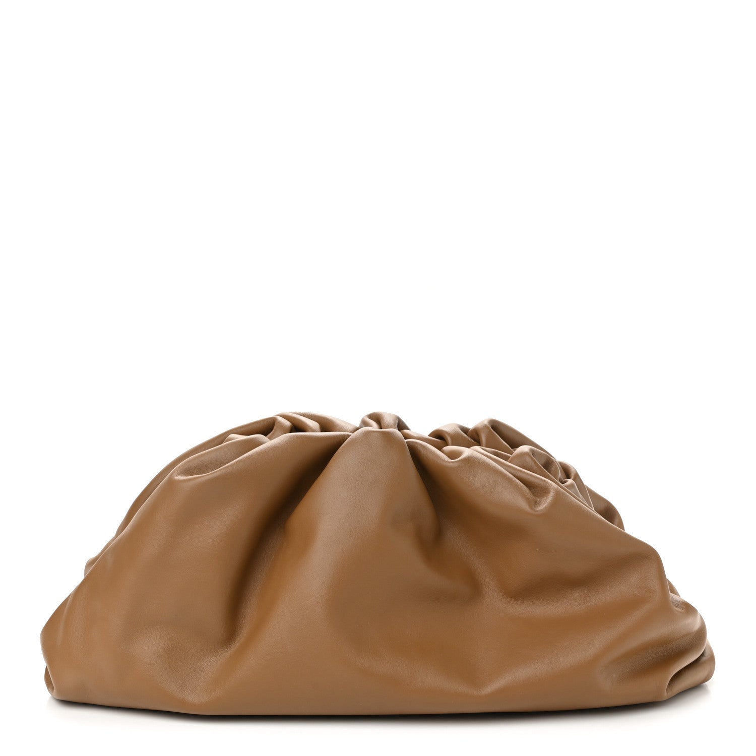 Bottega Veneta Smooth Butter Calf The Pouch Oversized Clutch Cammello 1 of 10