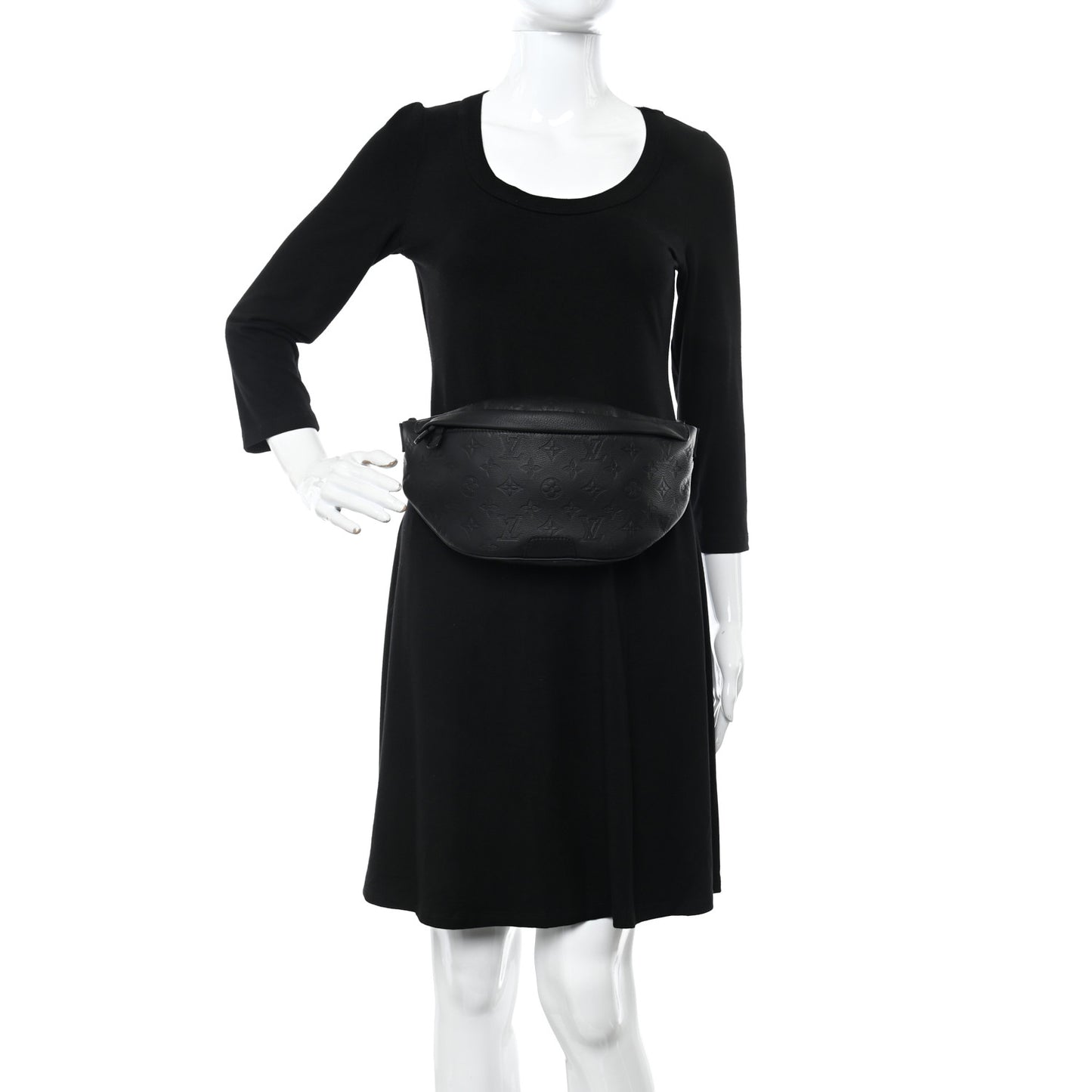 Calfskin Monogram Shadow Discovery Bumbag Black