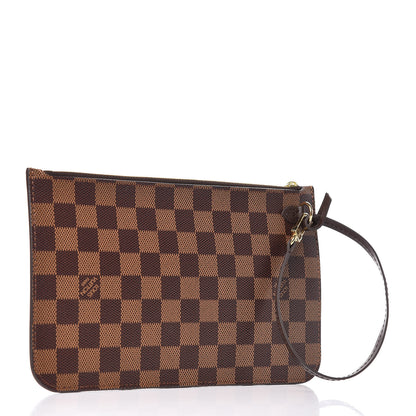 Louis Vuitton Damier Ebene Neverfull MM GM Pochette 3 of 8