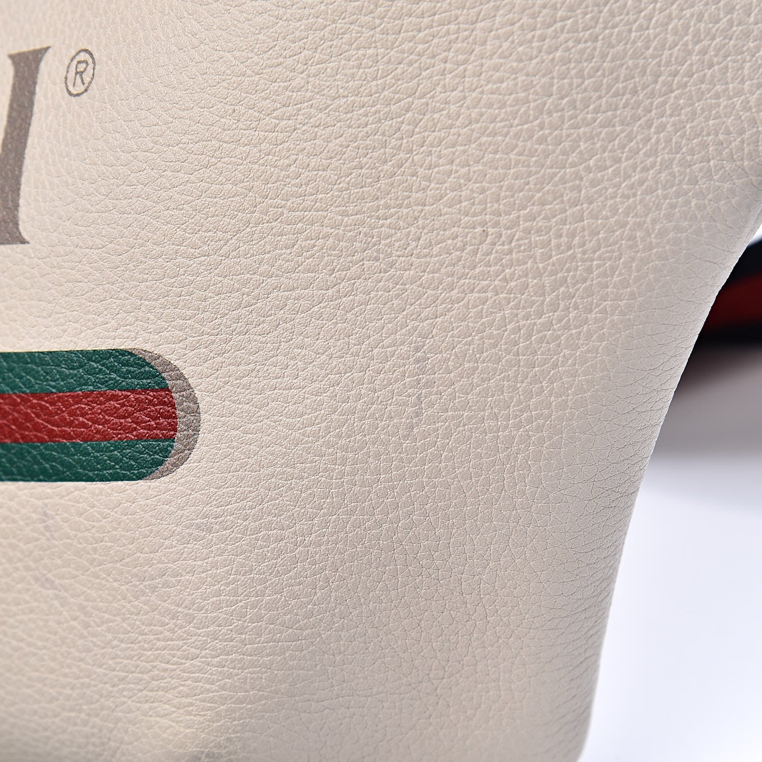 Gucci Grained Calfskin Logo Belt Bag White 12 of 14