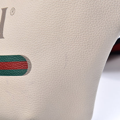 Gucci Grained Calfskin Logo Belt Bag White 12 of 14