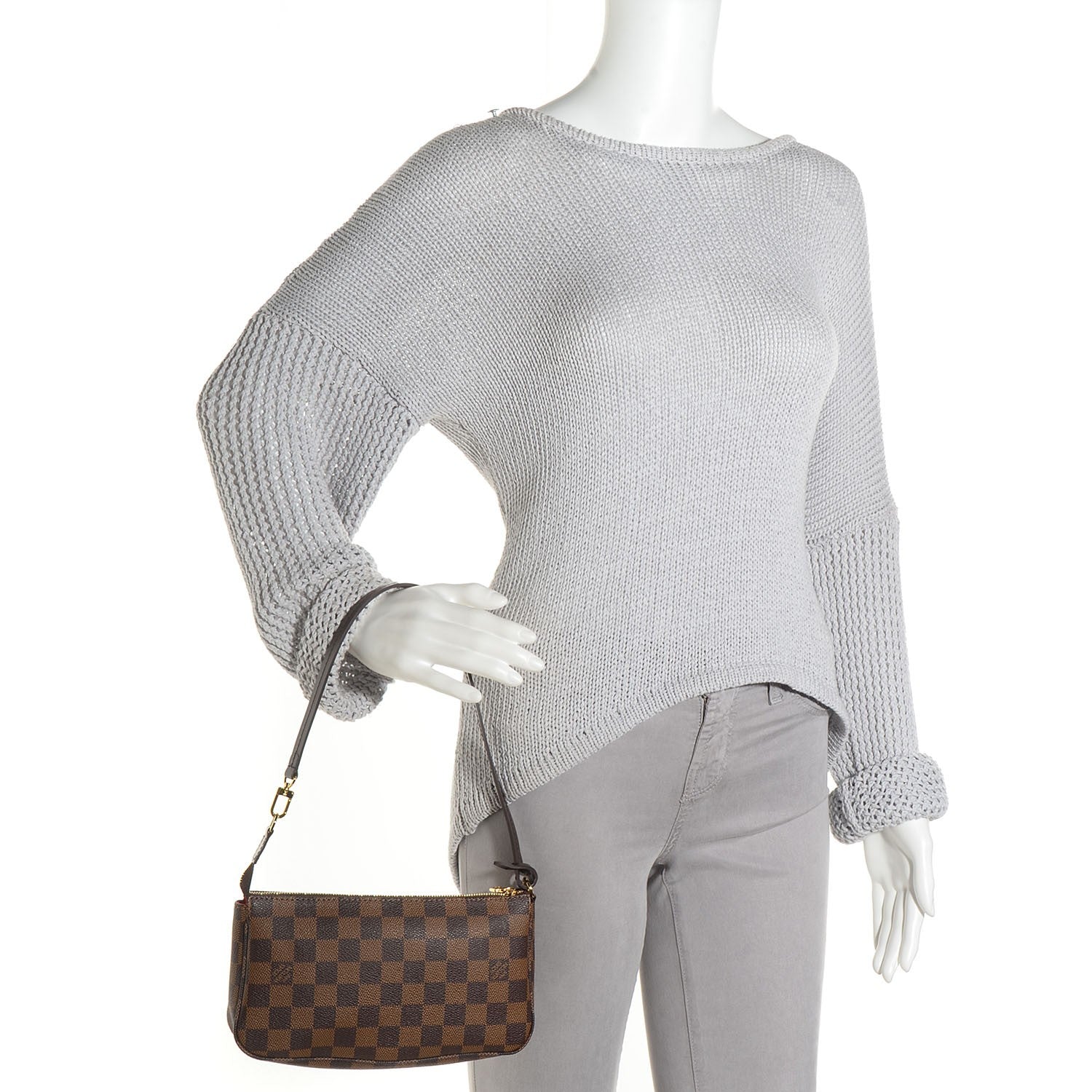 Louis Vuitton Damier Ebene Pochette Accessories NM 2 of 8