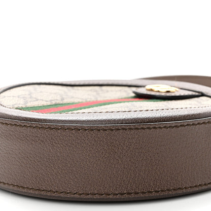Gucci GG Supreme Monogram Web Mini Ophidia Round Shoulder Bag Brown 10 of 10
