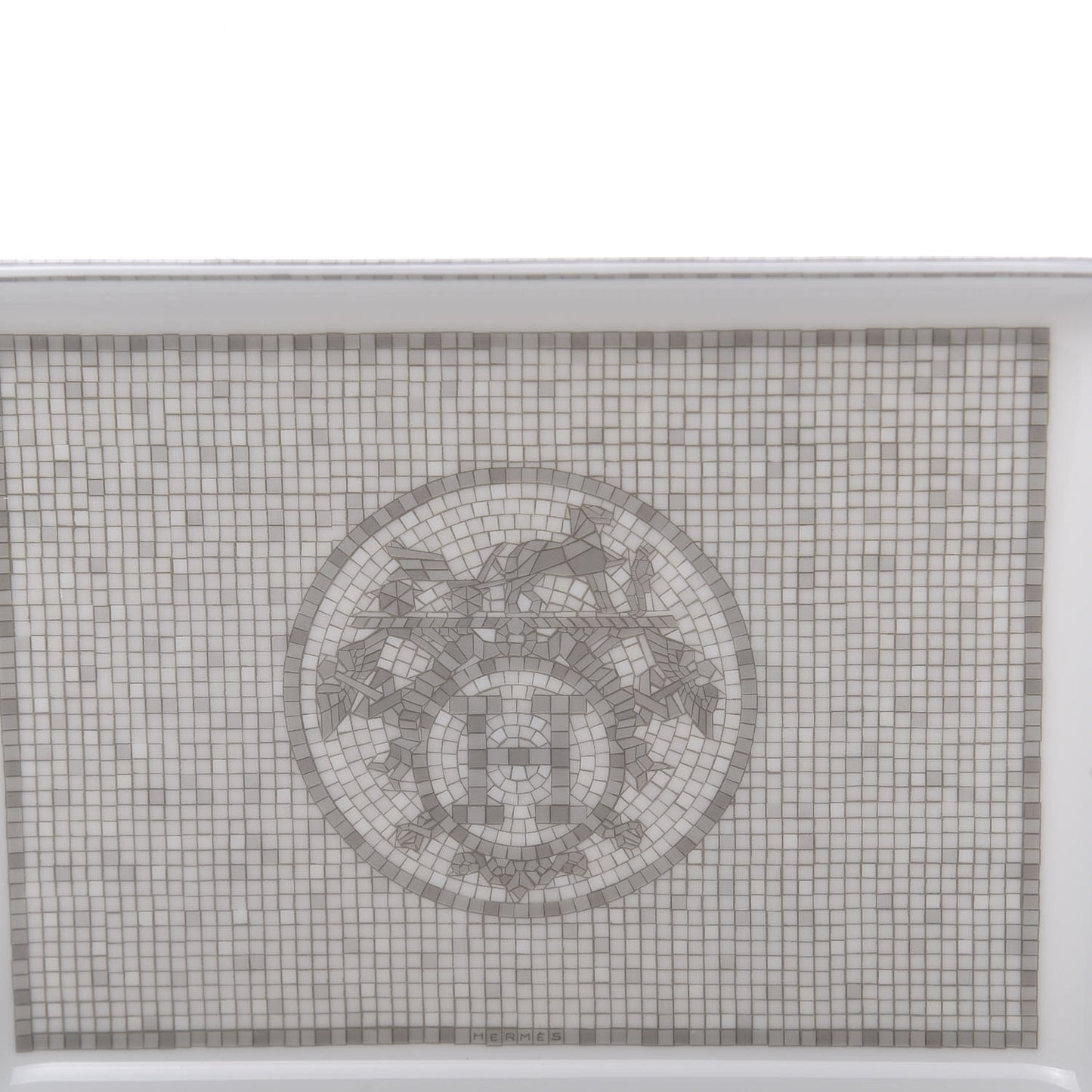 Porcelain Mosaique Au 24 Sushi Plate Platine