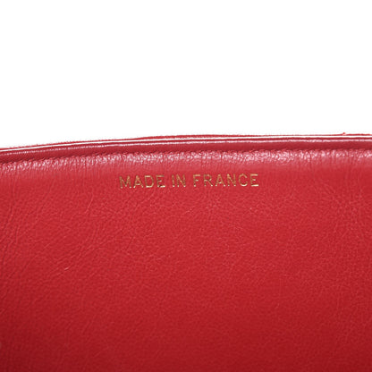 Chanel Lambskin Vertical Quilt Jumbo Single Flap Red 8 of 12
