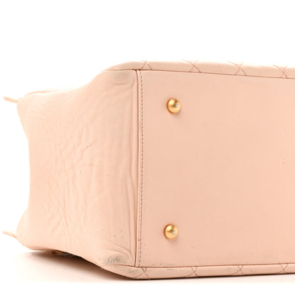 Chanel Lambskin Quilted Petit Timeless Shopping Tote PTT Beige 10 of 13