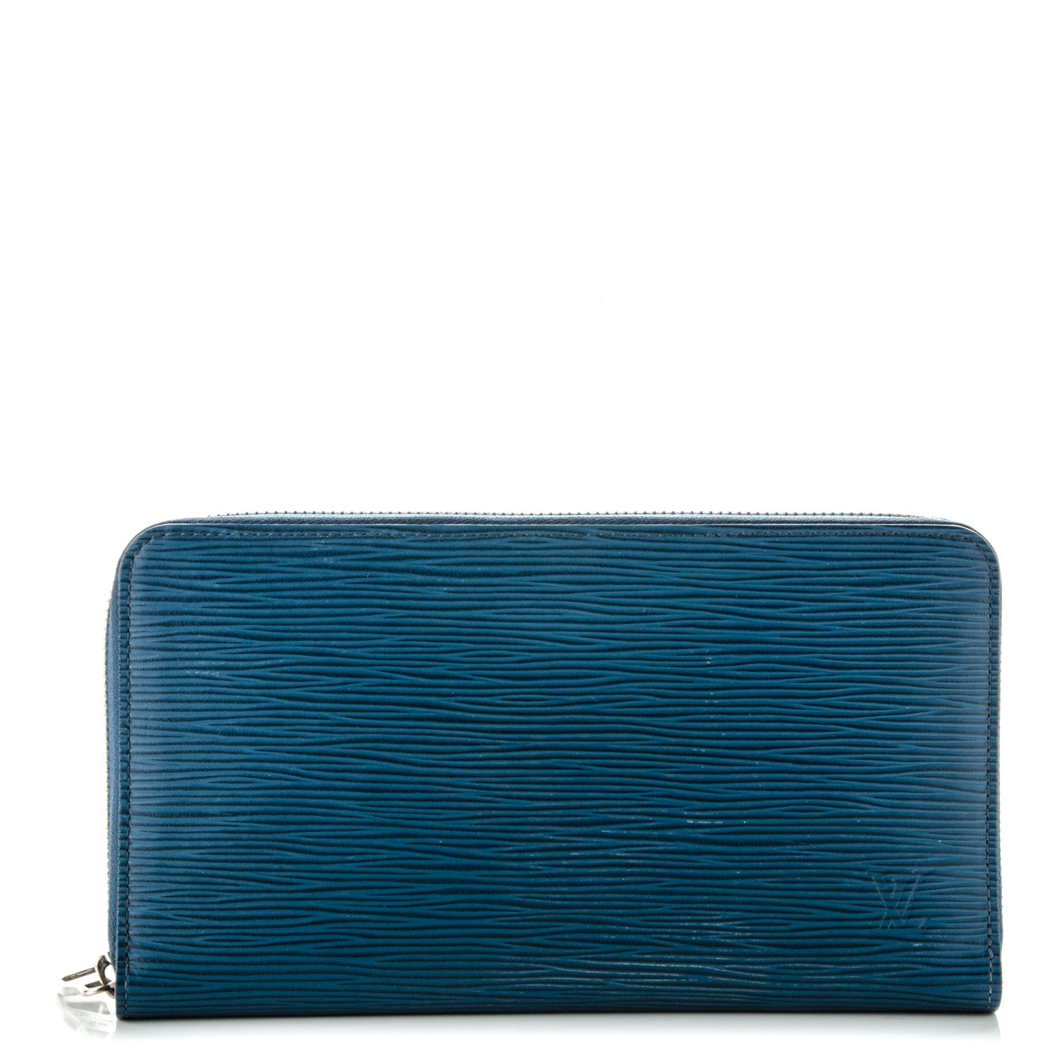 Louis Vuitton Epi Zippy Organizer Wallet Cyan 1 of 8