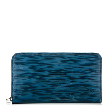 Louis Vuitton Epi Zippy Organizer Wallet Cyan 1 of 8