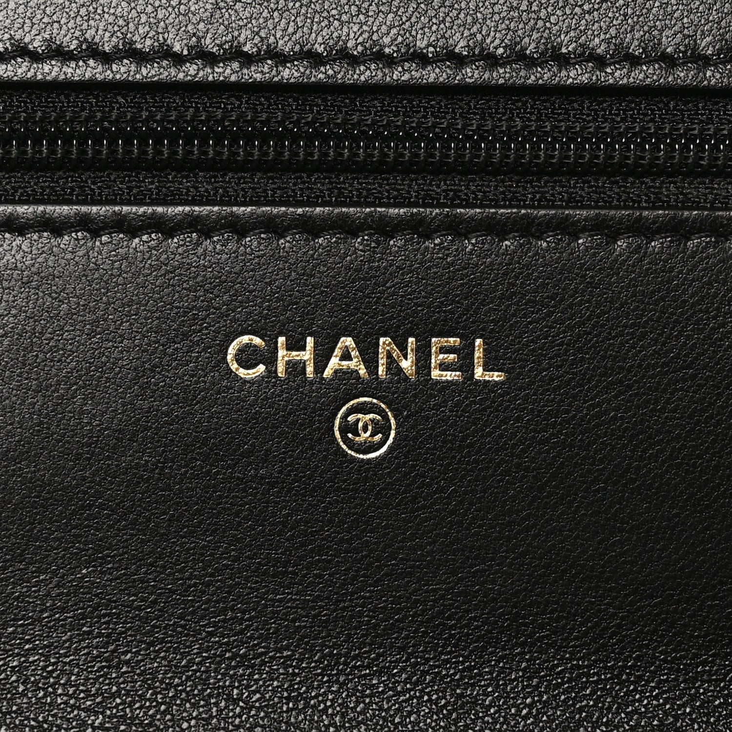 Chanel Lambskin Quilted Chanel 19 Wallet On Chain WOC Black 6 of 11