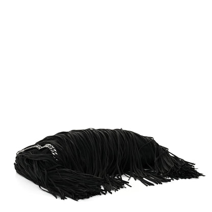 Stella McCartney Eco Suede Fringe Falabella Tote Black 4 of 10