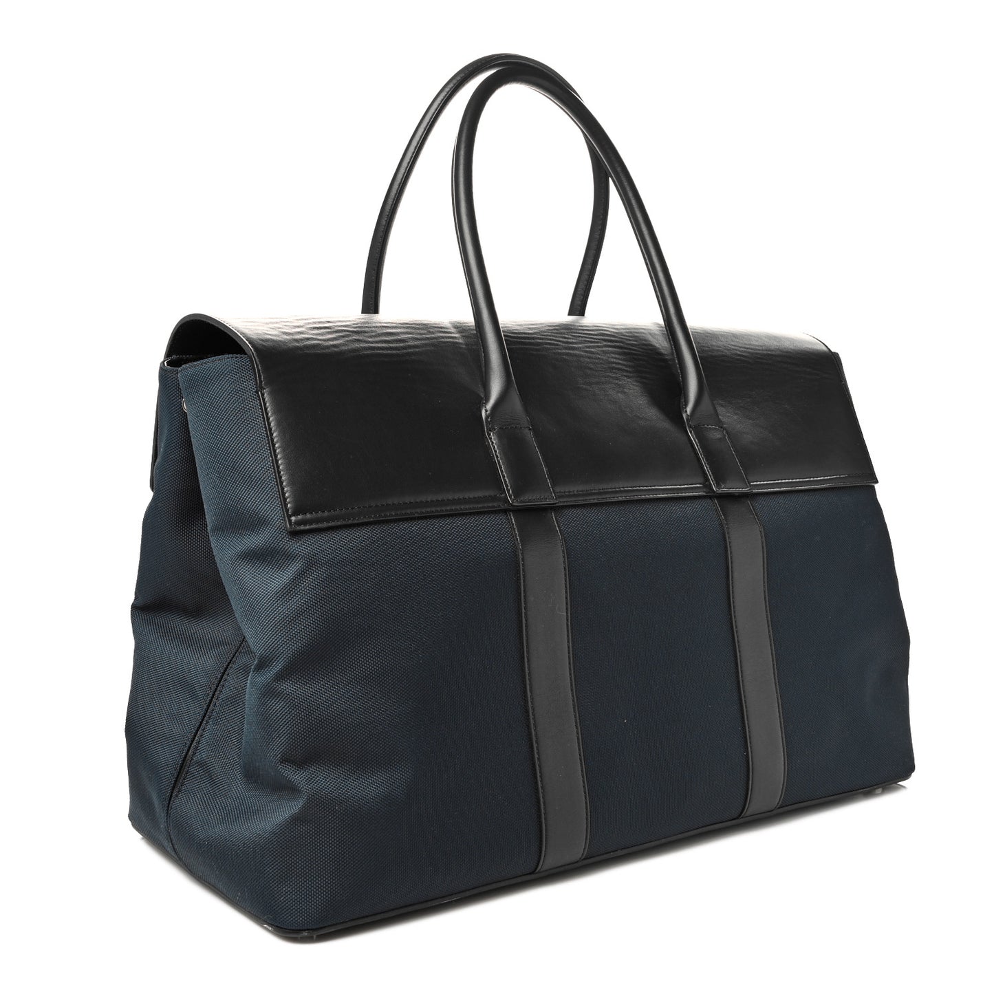 Nylon Calfskin Bayswater Holdall Midnight Black