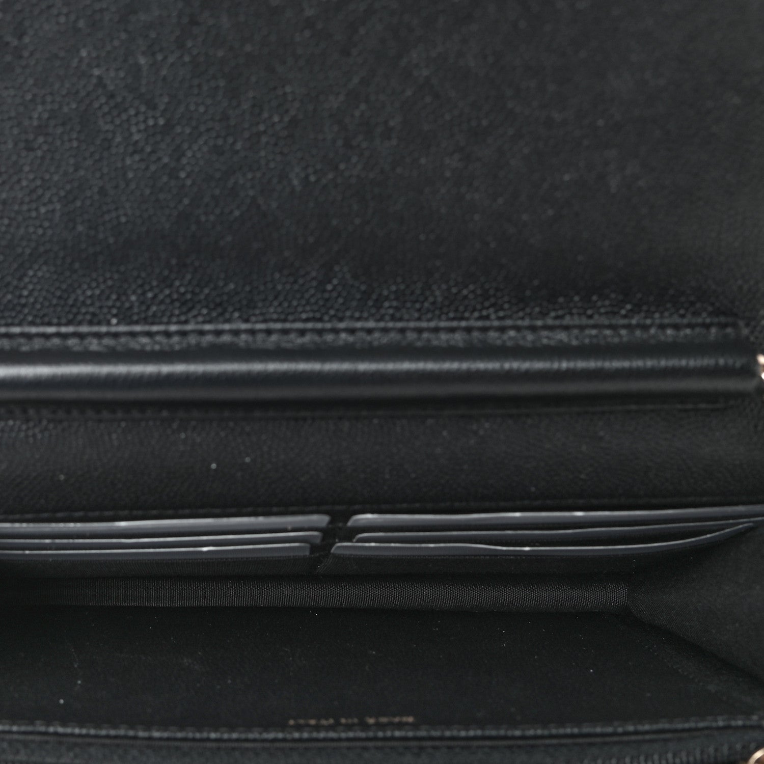 Chanel Caviar Quilted Vintage Mademoiselle Wallet On Chain WOC Black 8 of 10