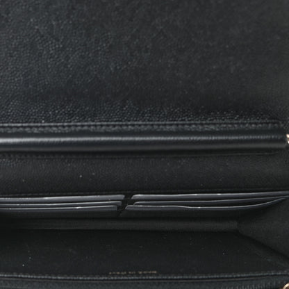 Chanel Caviar Quilted Vintage Mademoiselle Wallet On Chain WOC Black 8 of 10