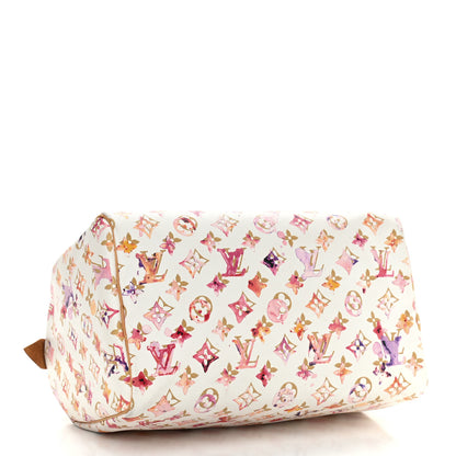 Louis Vuitton Watercolor Aquarelle Speedy 30 White 4 of 16