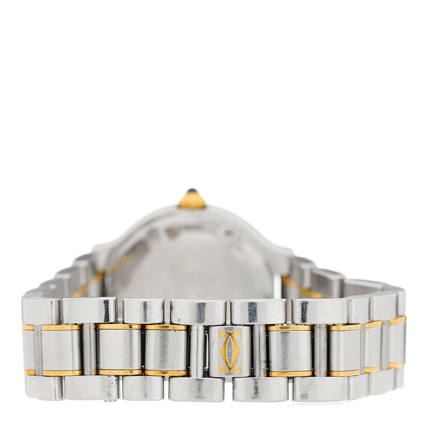Stainless Steel 18K Yellow Gold 28mm Must De 21 Quartz Watch