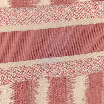 Christian Dior Canvas Embroidered Large Striped Book Tote Pink 13 of 13