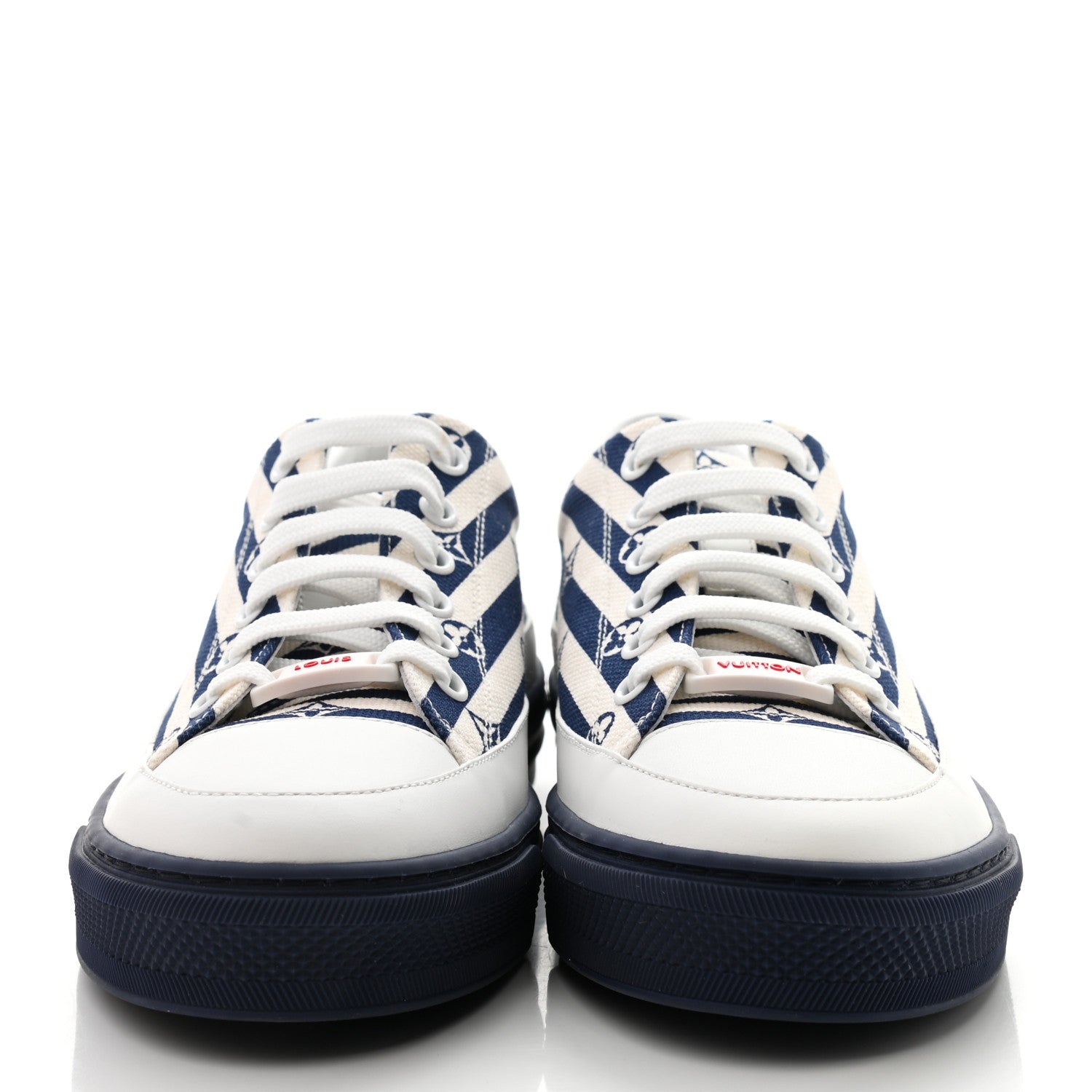 Louis Vuitton Canvas Escale Stellar Sneakers 37 Blue 2 of 8