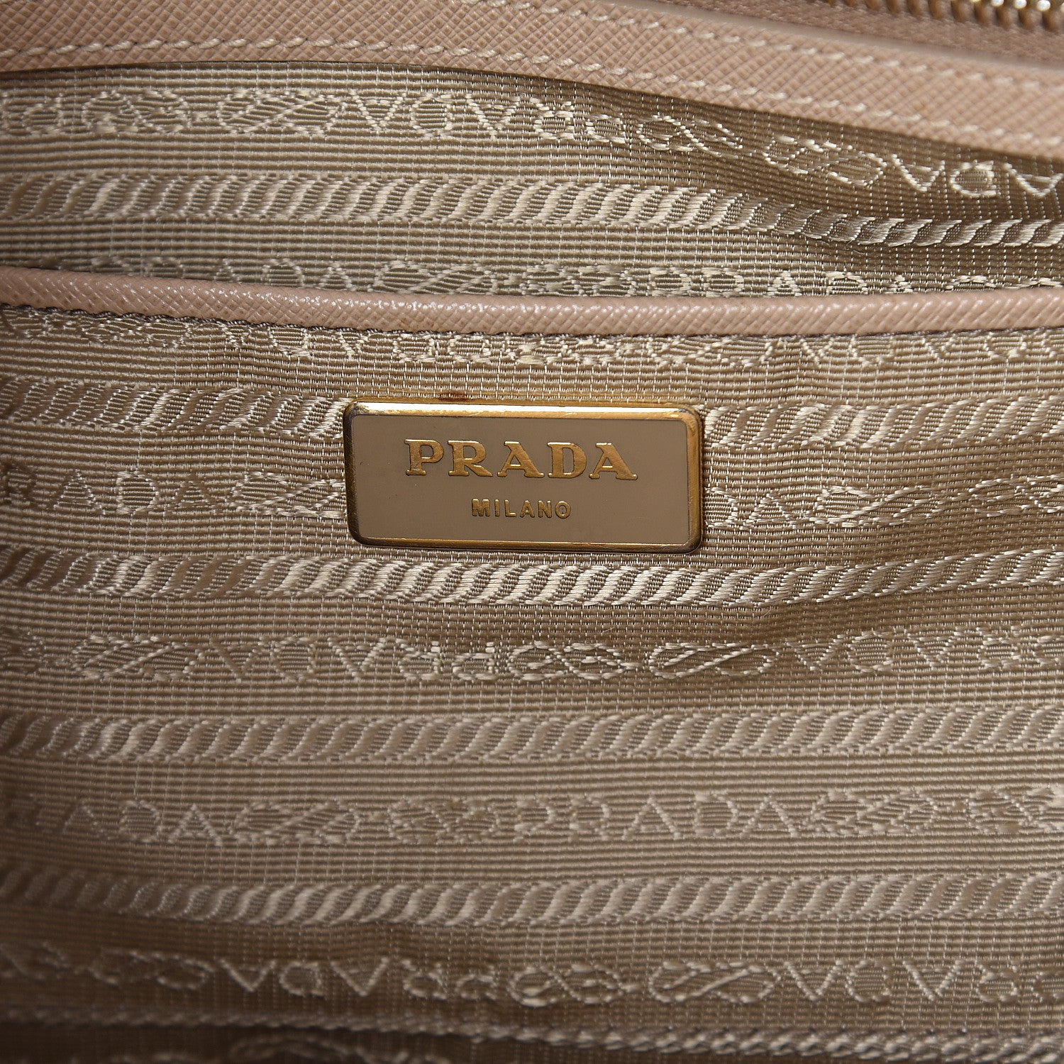 Prada Saffiano Lux Large Tote Sabbia 5 of 10