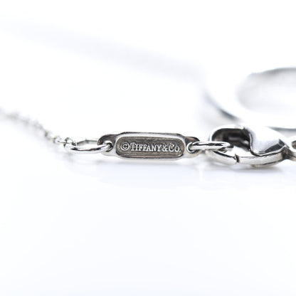 Tiffany Sterling Silver 16mm Elsa Peretti Open Heart Pendant Necklace 5 of 7