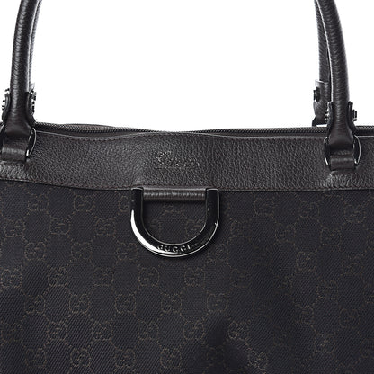 Gucci Monogram D Ring Tote Dark Brown 6 of 8