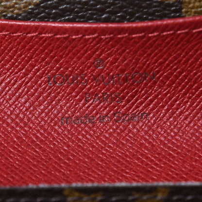 Louis Vuitton Monogram Emilie Wallet Red 6 of 12