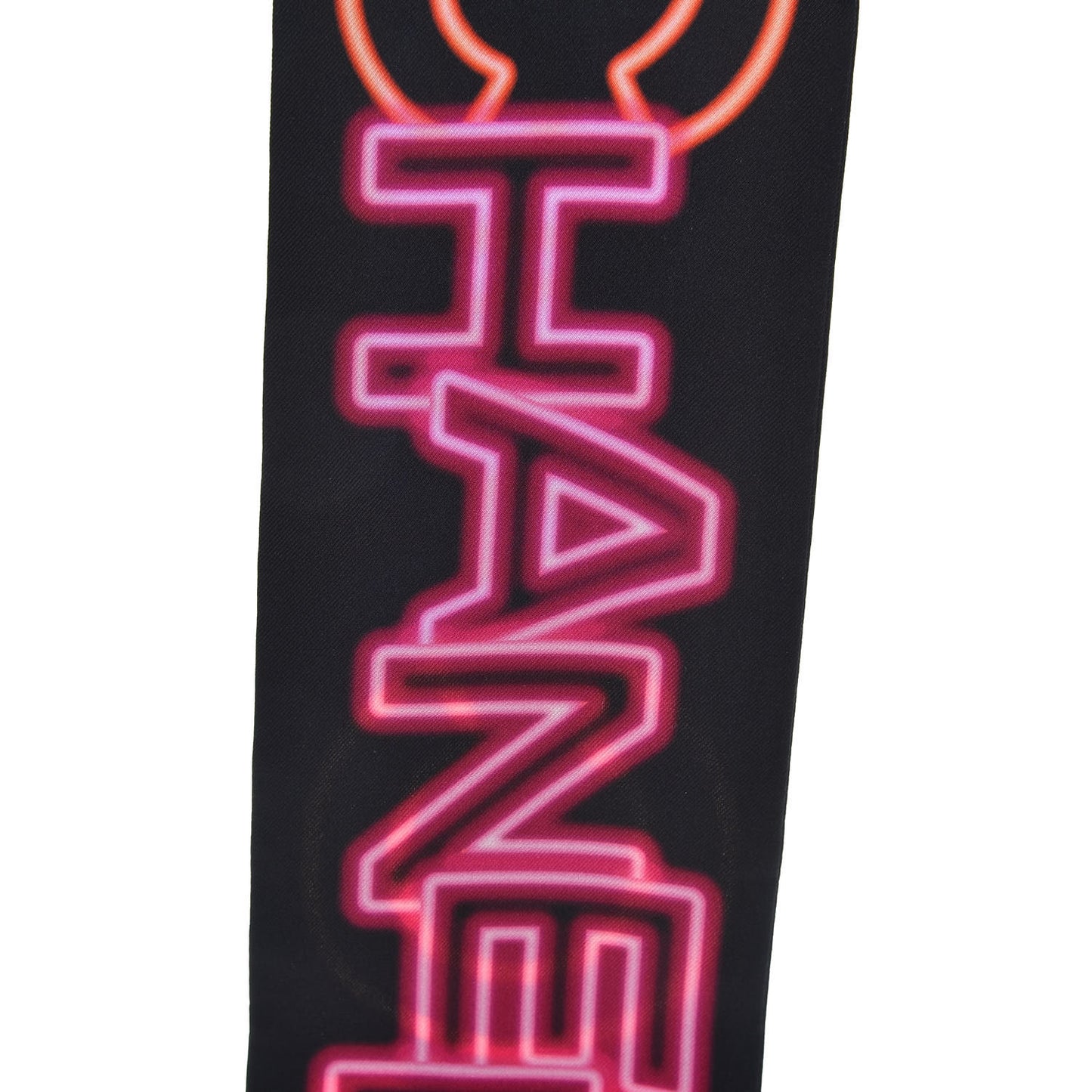 Silk Neon CC Bandeau Scarf Black Multicolor