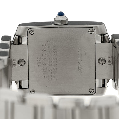 Cartier Stainless Steel 20mm Tank Francaise Quartz Watch 4 of 4