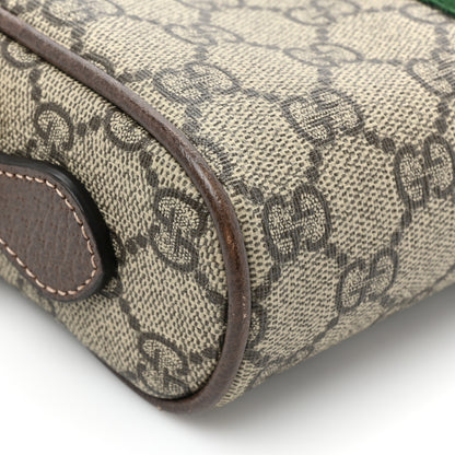 Gucci GG Supreme Monogram Web Mini Ophidia Shoulder Bag Brown 13 of 15