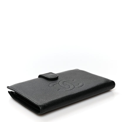 Chanel Caviar Timeless CC French Wallet Black 4 of 13