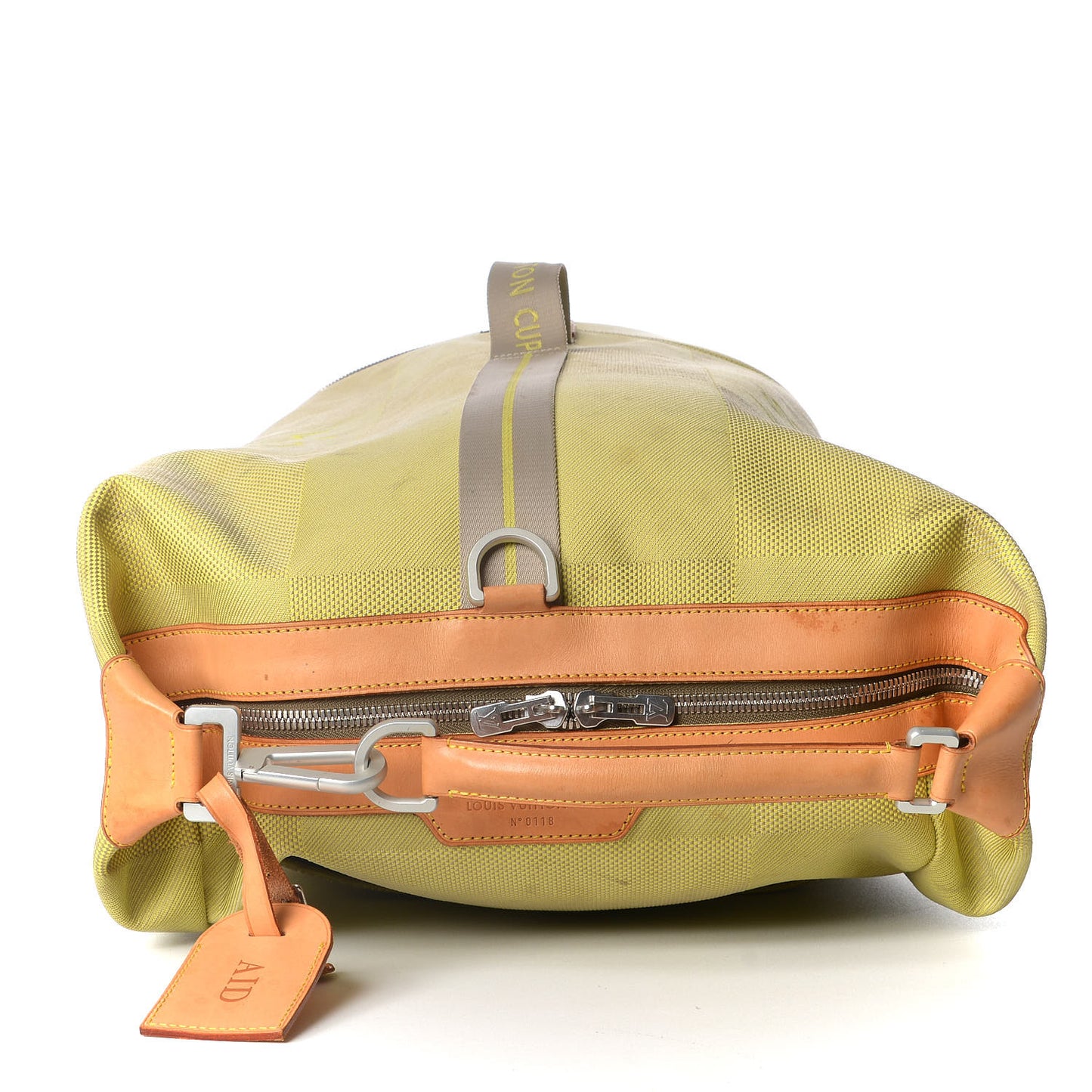 Damier Geant Americas Cup Luggage Yellow