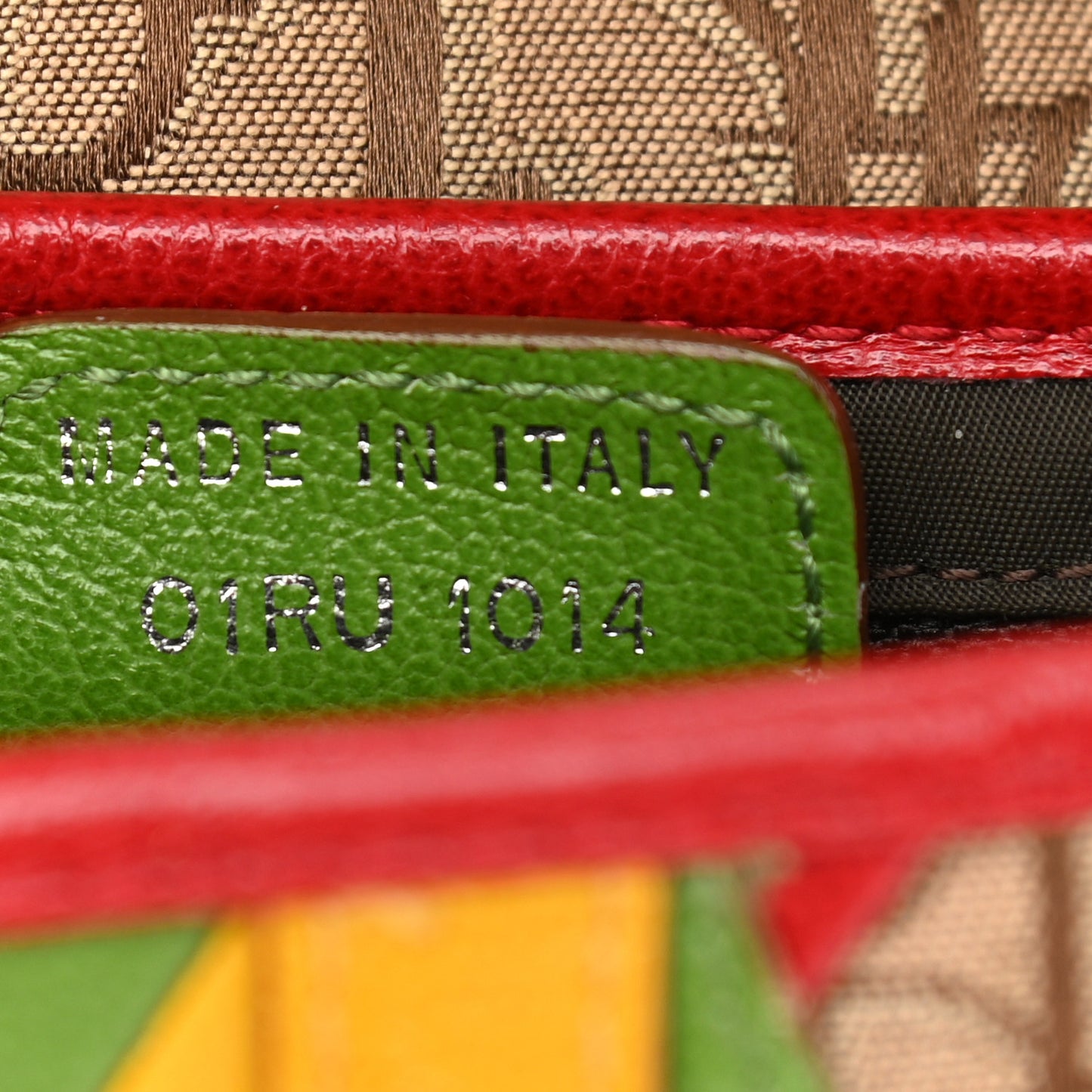 Monogram Rasta Saddle Bag Beige