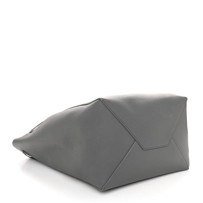 Celine Soft Grained Calfskin Small Belt Cabas Phantom Medium Grey 4 of 11