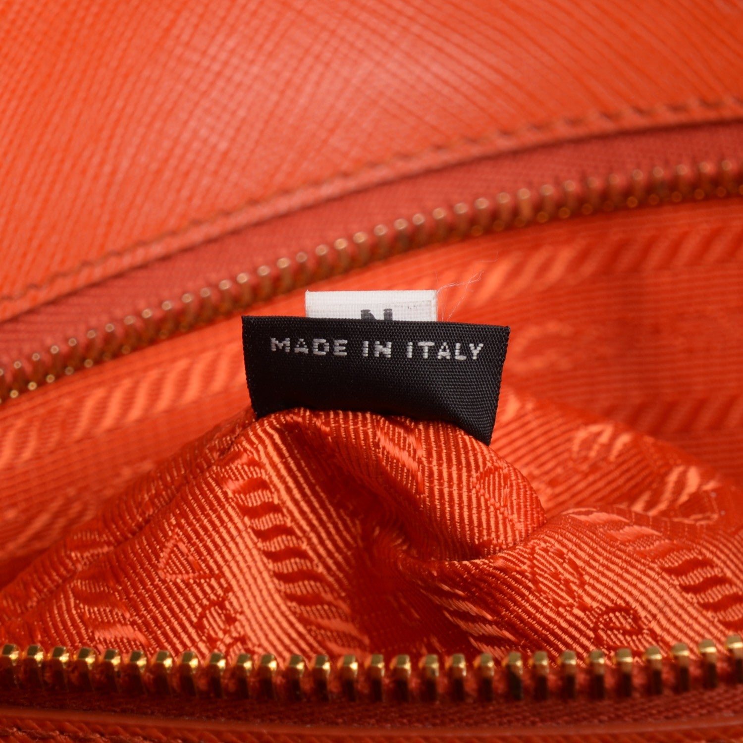 Prada Saffiano Large Galleria Double Zip Tote Papaya 10 of 11