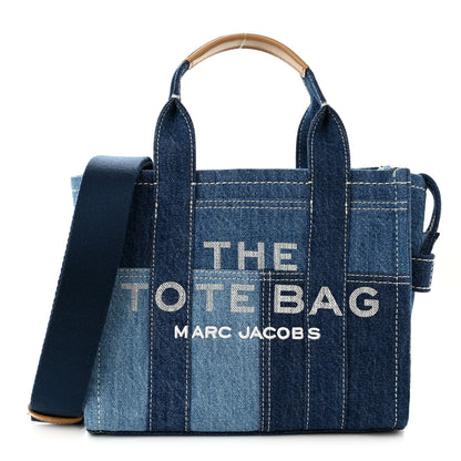 Marc Jacobs Denim Canvas Small Tote Bag Blue 1 of 9