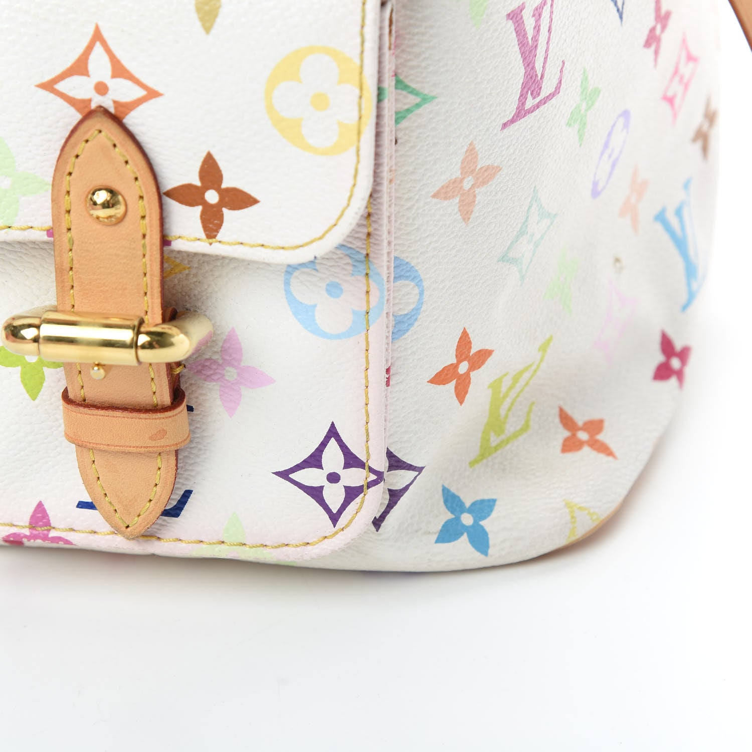 Louis Vuitton Monogram Multicolor Petit Noe White 14 of 15