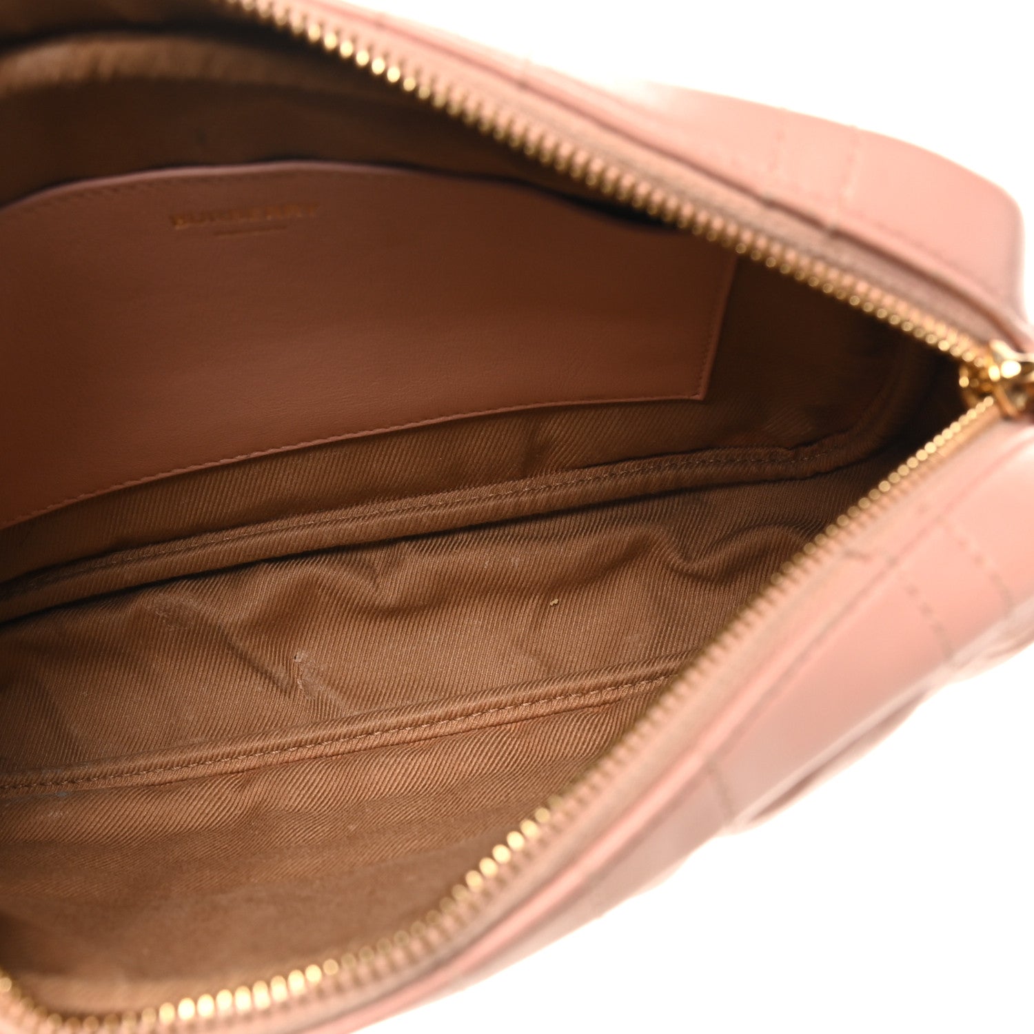 Burberry Calfskin Quilted Small Lola Camera Bag  Dusty Pink 5 of 9