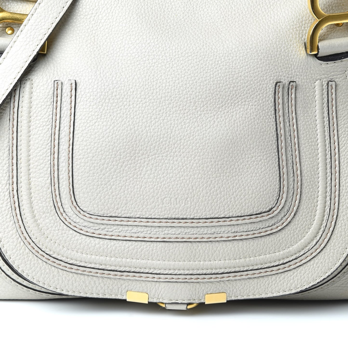 Calfskin Medium Marcie Satchel Dove