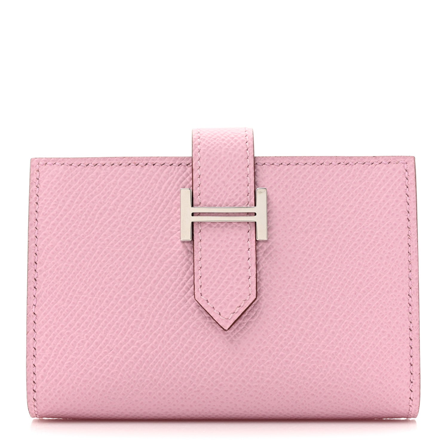 Hermes Epsom Mini Bearn Wallet Mauve Sylvester 1 of 9