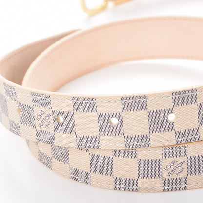 Louis Vuitton Damier Azur 25mm Belt 80 32 5 of 9