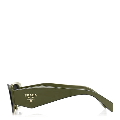 Prada Acetate Symbole Sunglasses SPR 17W Green 3 of 7
