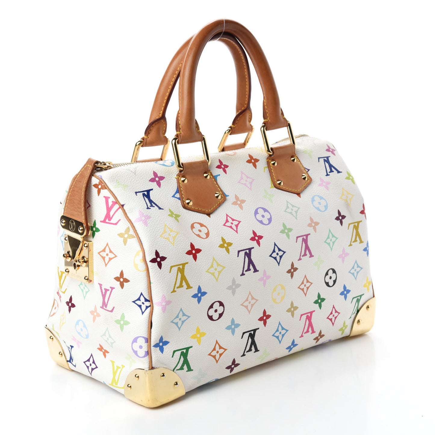 Monogram Multicolor Speedy 30 White