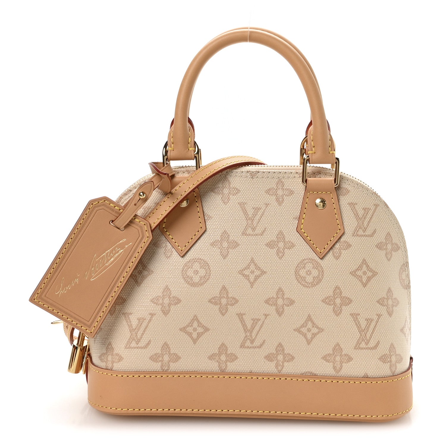 Louis Vuitton Monogram Origine Lin Alma BB 1 of 17