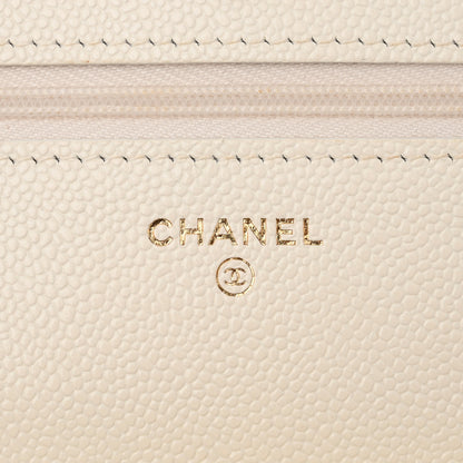 Chanel Caviar Quilted Multi Chain Wallet On Chain WOC White 6 of 13