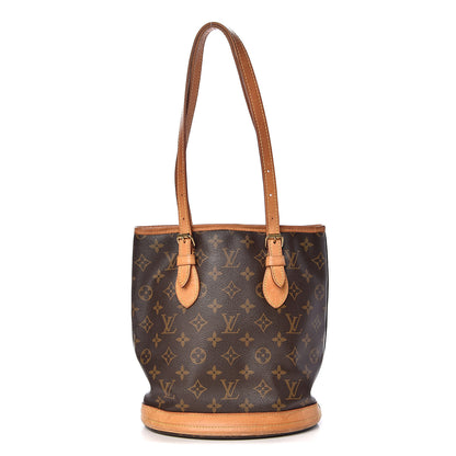 Louis Vuitton Monogram Petit Bucket 23 1 of 18