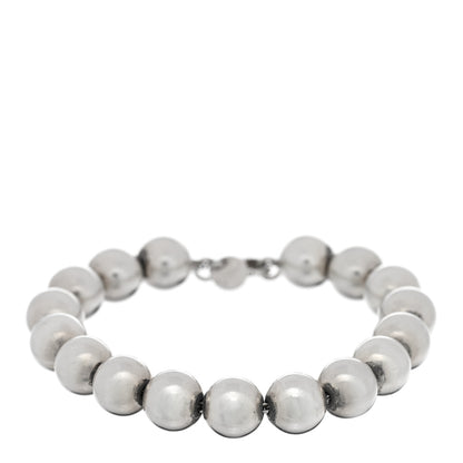 Tiffany Sterling Silver 10mm HardWear Ball Bracelet 1 of 3