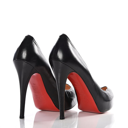 Christian Louboutin Kid Very Prive 120 Pumps 35 Black 4 of 12