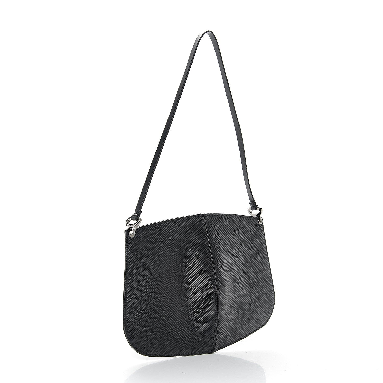 Louis Vuitton Epi Demi Lune Pochette Black 2 of 10